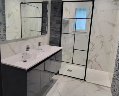 Salle de bain apres travaux Valence